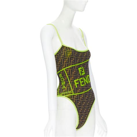 fendi swimsuit|fendi neon bikini.